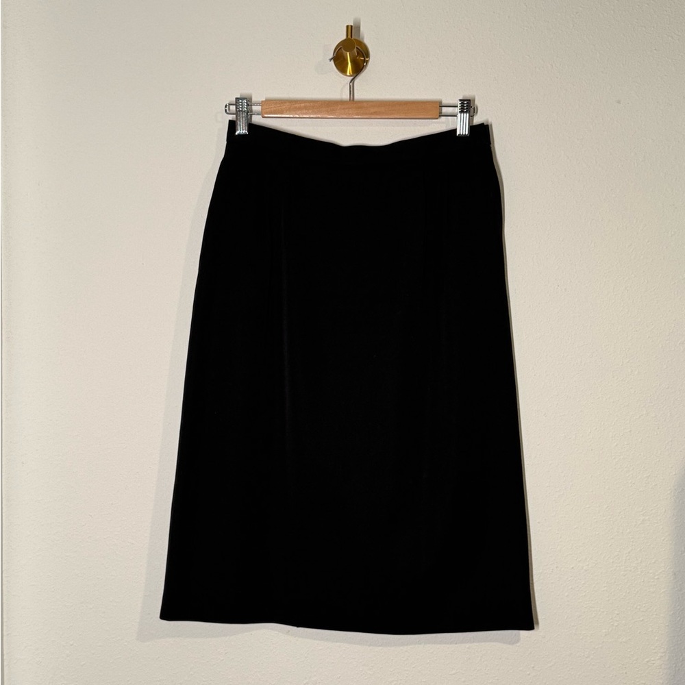 Tahari Classic Black Pencil Skirt